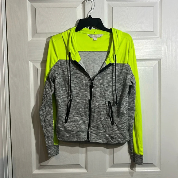 Nikki Minaj Athletic Jacket Zip-Up Youth/Women’s Large Green/ Gray - Picture 1 of 9